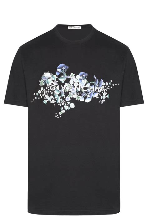 givenchy floral print shirt|givenchy graphic t shirt.